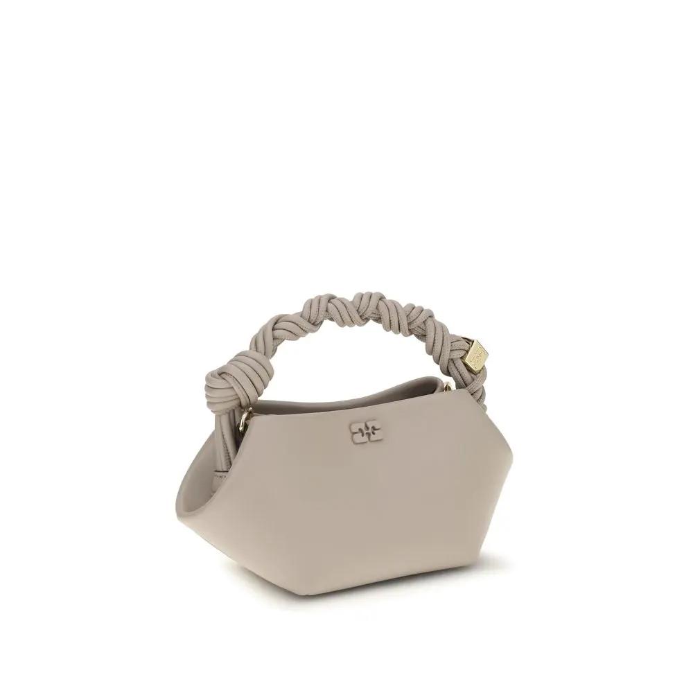 Sac à bandoulière Ganni blanc en cuir recyclé