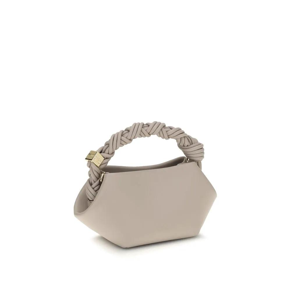 Sac à bandoulière Ganni blanc en cuir recyclé