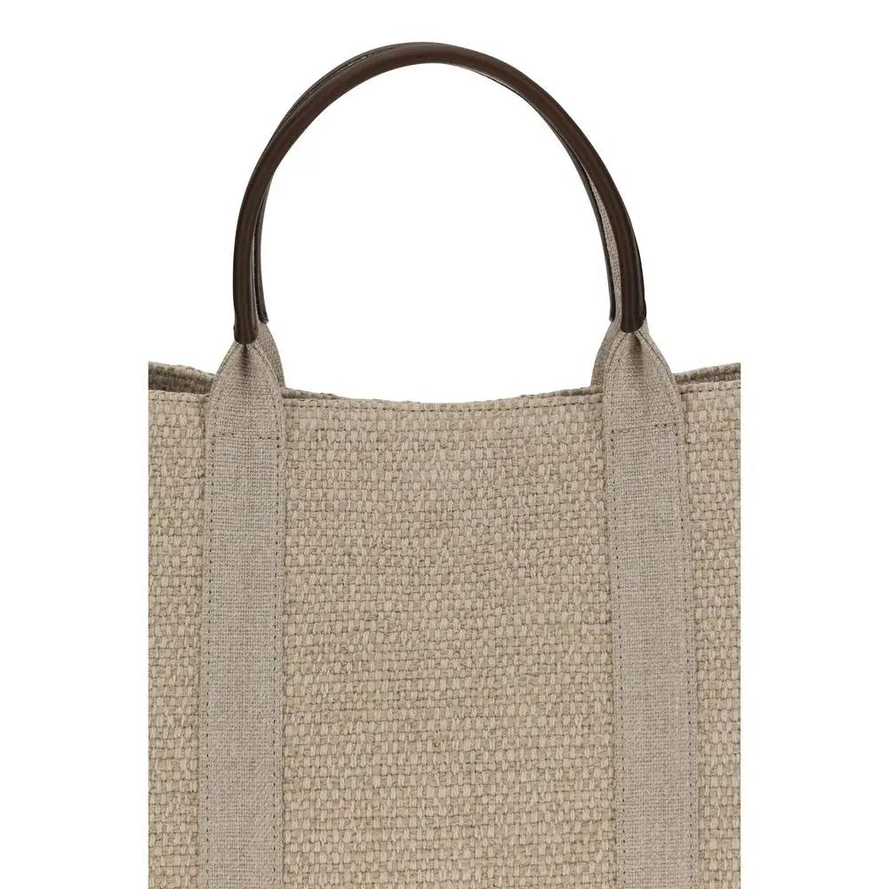 The Row Beige Fabric Handbag