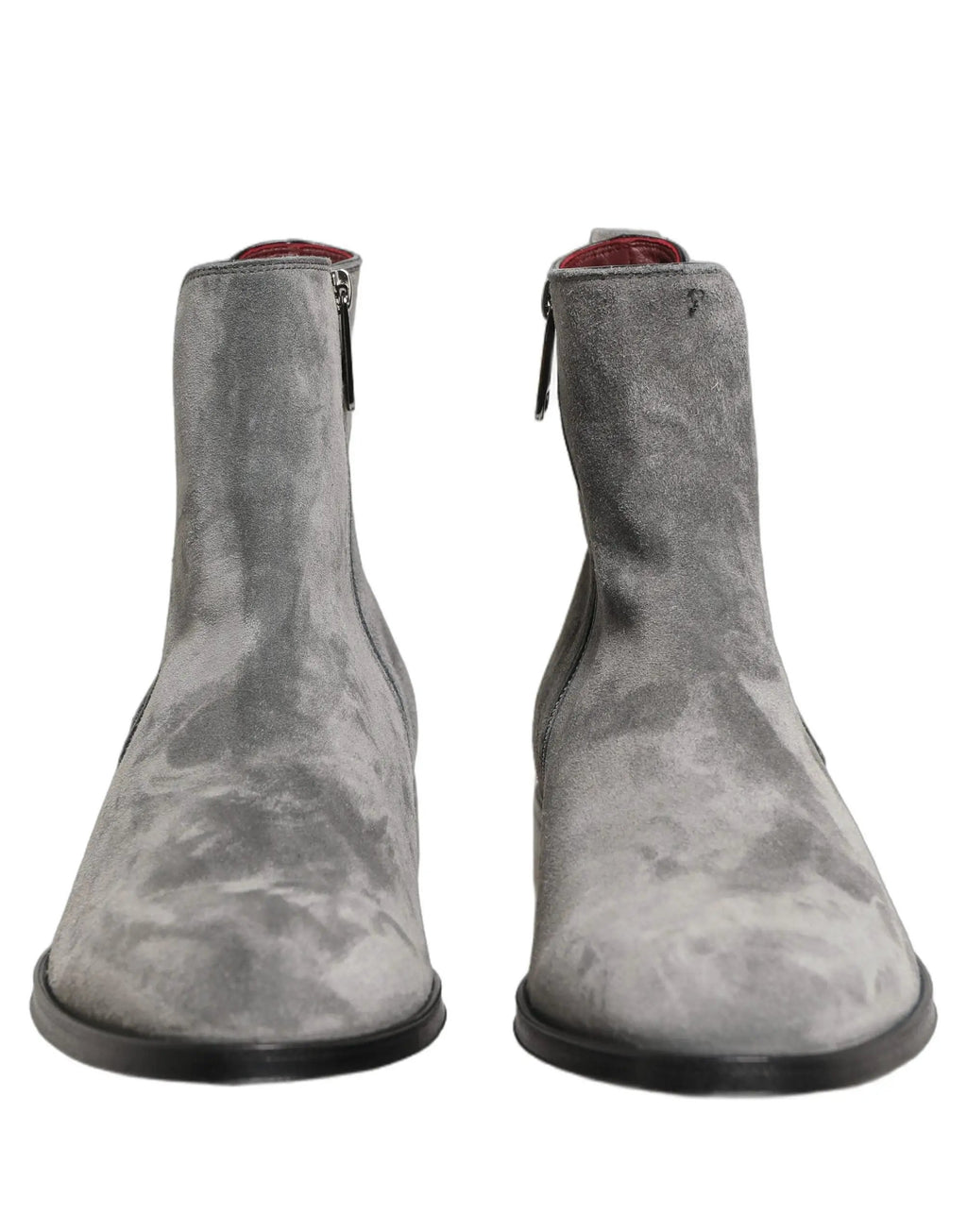 Chaussures Bottines Chelsea Dolce & Gabbana en Daim Gris