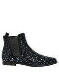 Chaussures Bottines Chelsea Noires Ornées Dolce & Gabbana