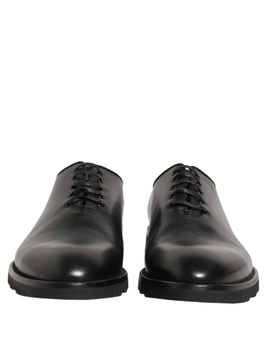 Dolce & Gabbana Black Leather Men Oxford Dress Formal Shoes