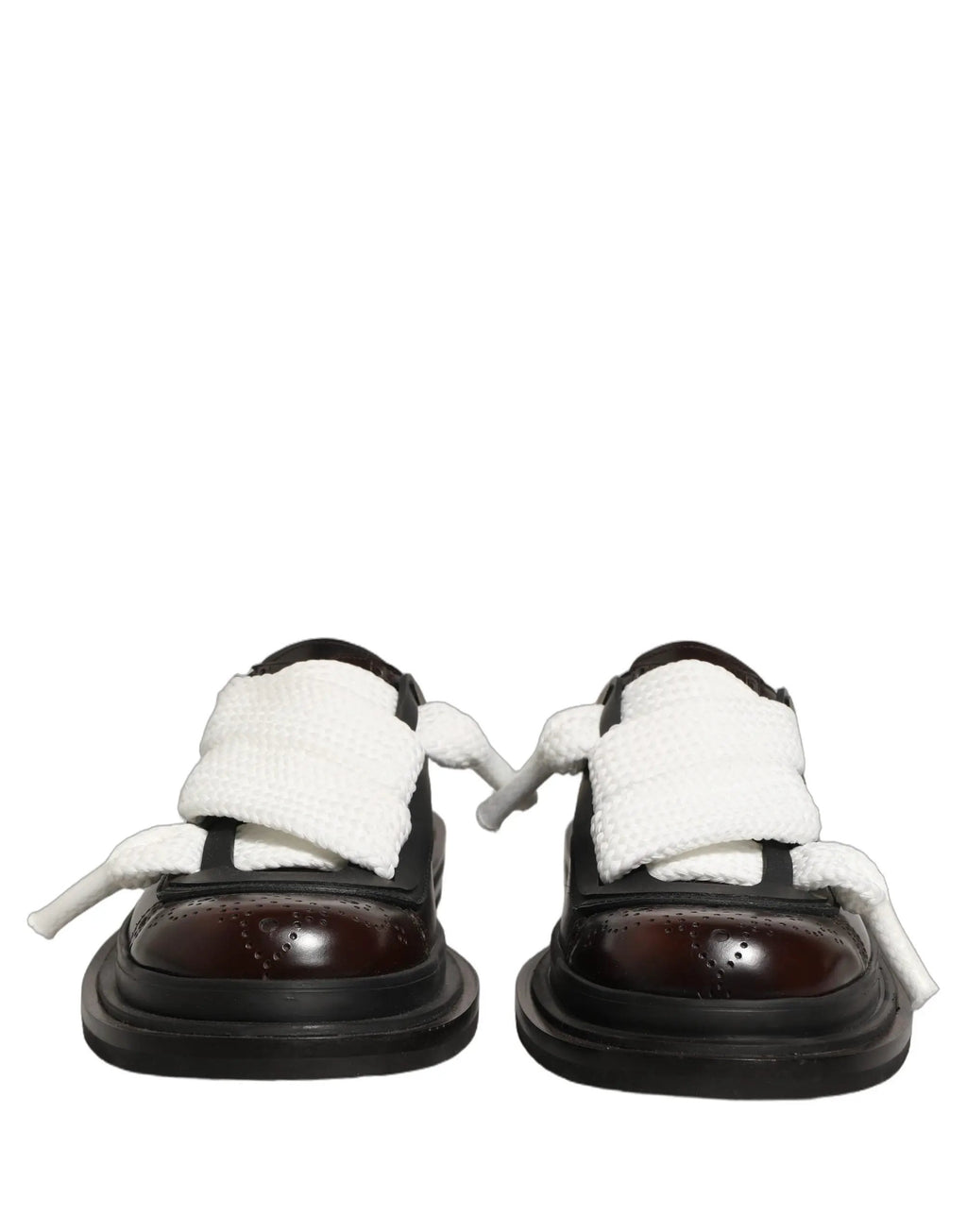 Dolce & Gabbana Brown Leather Slip On Flat Sandals Men Shoes