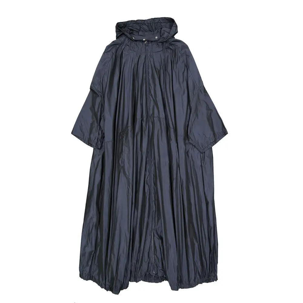 Manteau Herno bleu en polyester