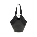 Sac bandoulière Khaite Bos Taurus en cuir de veau noir