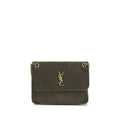 Saint Laurent Gray Lamb Ovis Aries Aries Shoulder Bag