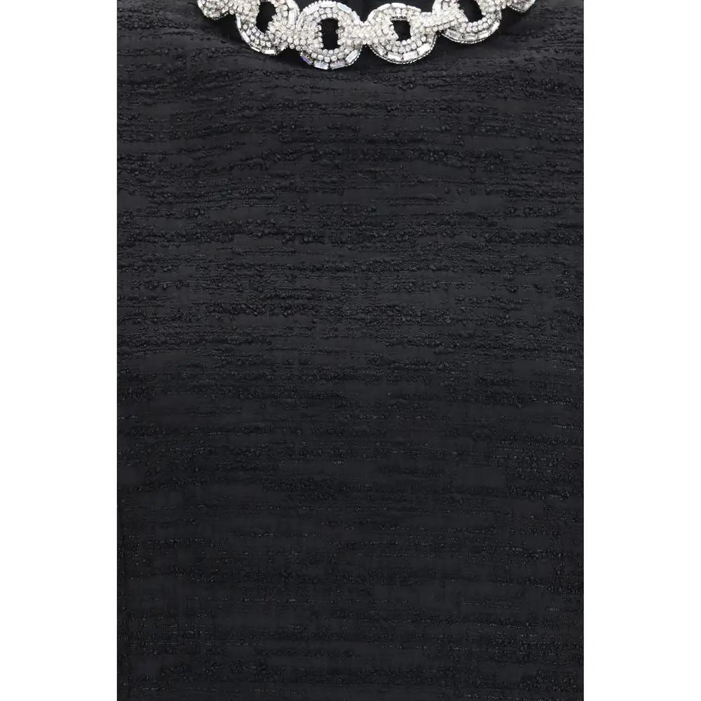 Robe décontractée Valentino en coton noir