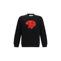 Valentino Black Cotton Sweatshirt