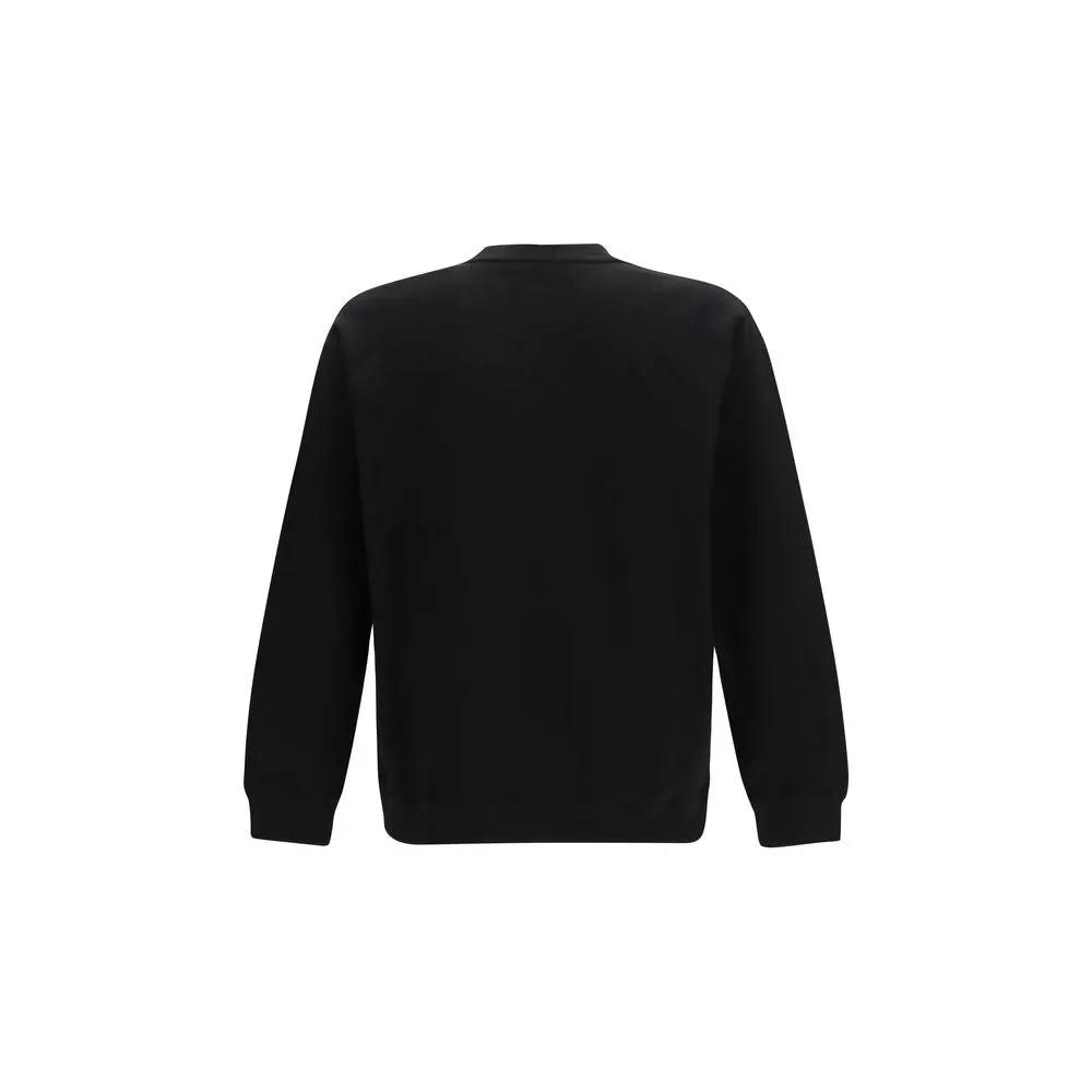 Valentino Black Cotton Sweatshirt