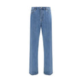 Valentino Blue Cotton Straight-Leg Jeans