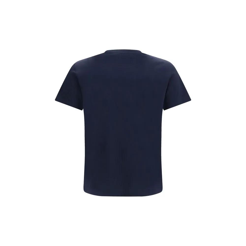 T-shirt Valentino en coton bleu