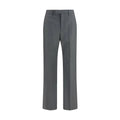Pantalon de ville Valentino Oves Aries en laine grise