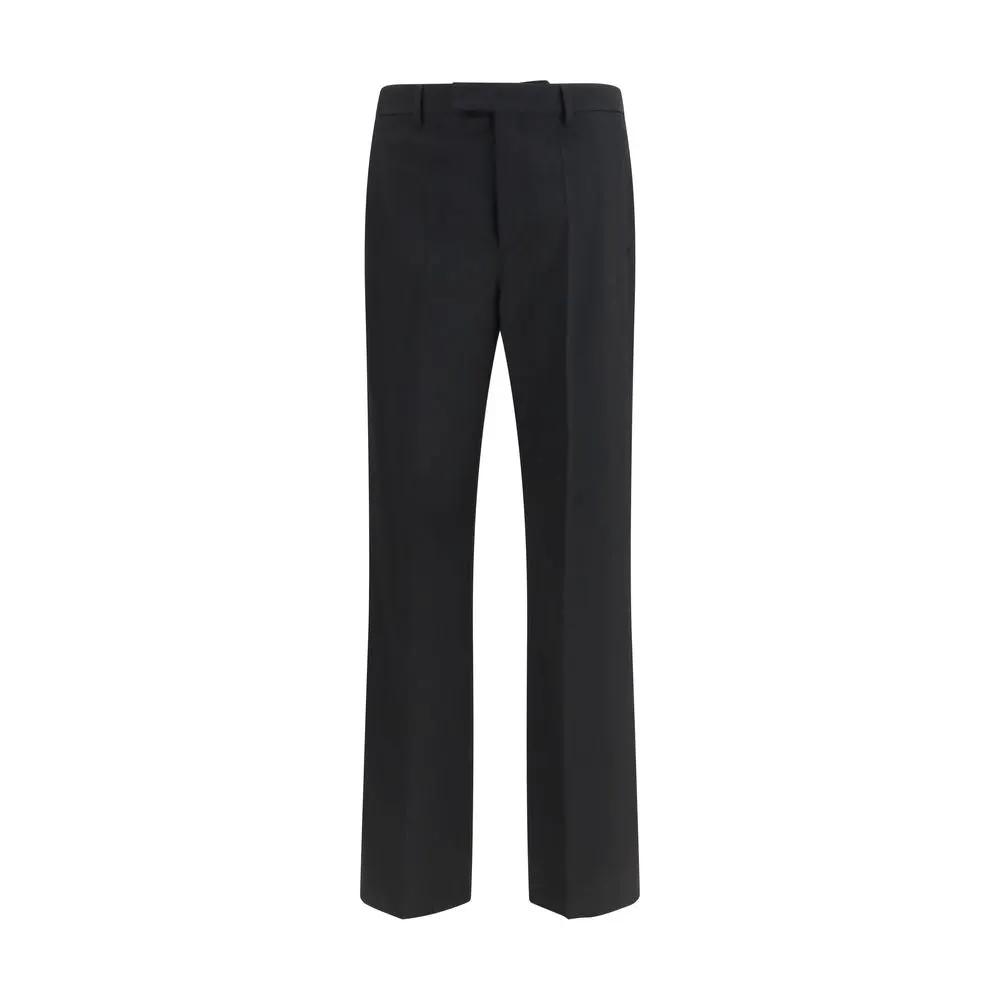Pantalon habillé Valentino en laine noire Oves Aries