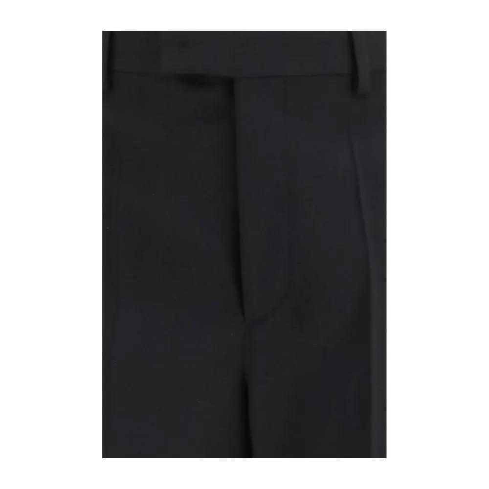 Pantalon habillé Valentino en laine noire Oves Aries