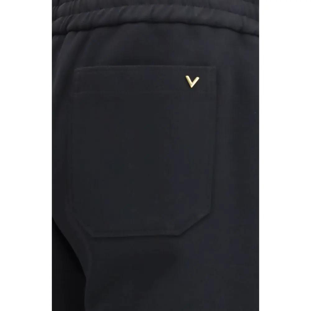 Valentino Black Cotton Sweatshirt