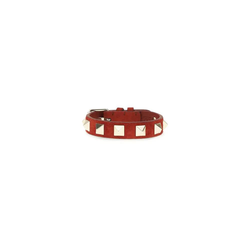 Bracelet Valentino Garavani Bos Taurus en cuir de veau multicolore