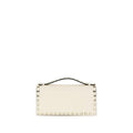 Portefeuille Valentino Garavani Bos Taurus en cuir de veau beige