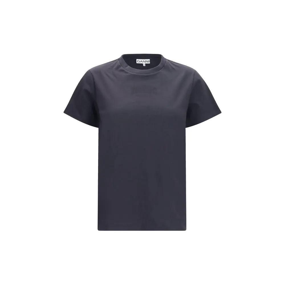 T-shirt Ganni en coton noir