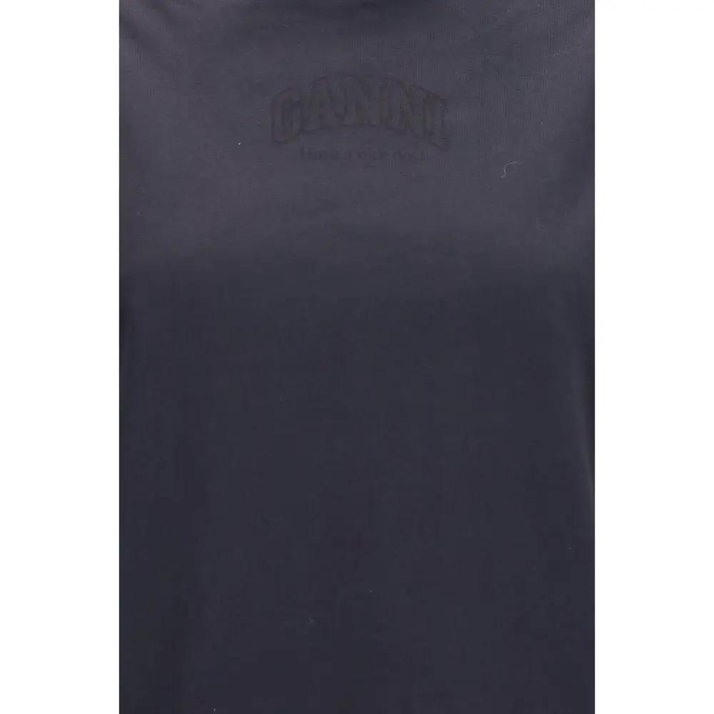 T-shirt Ganni en coton noir