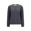 Valentino Gray Wool Oves Aries Sweatshirt