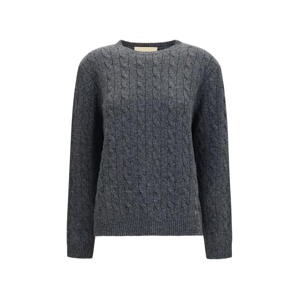Sweat-shirt Valentino Oves Aries en Laine Grise