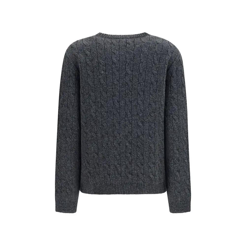 Sweat-shirt Valentino Oves Aries en Laine Grise