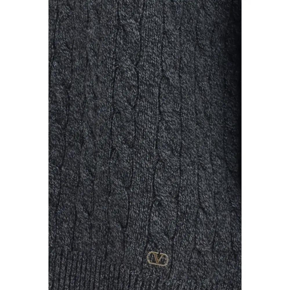 Sweat-shirt Valentino Oves Aries en Laine Grise