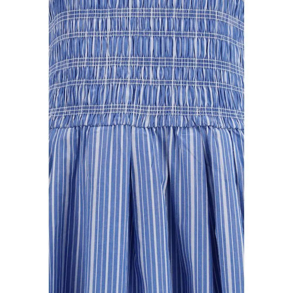 Robe décontractée Ganni en coton bleu