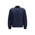 Valentino Blue Polyamide Bomber