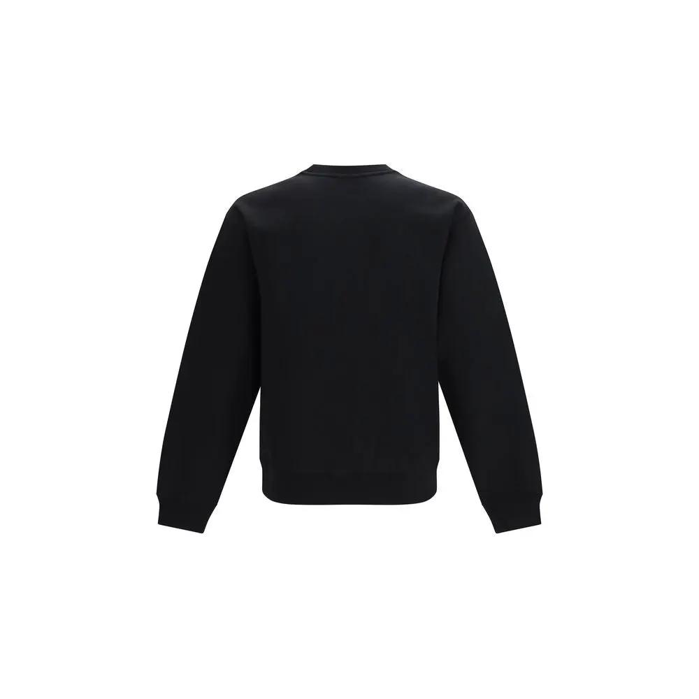 Valentino Black Cotton Sweatshirt