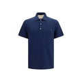 Valentino Blue Cotton Polo Shirt