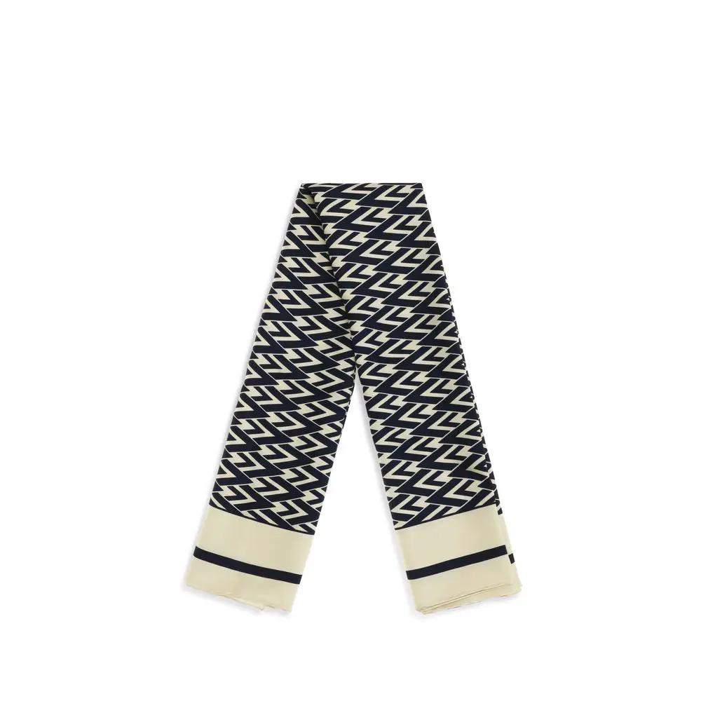 Foulard en soie beige Valentino Garavani