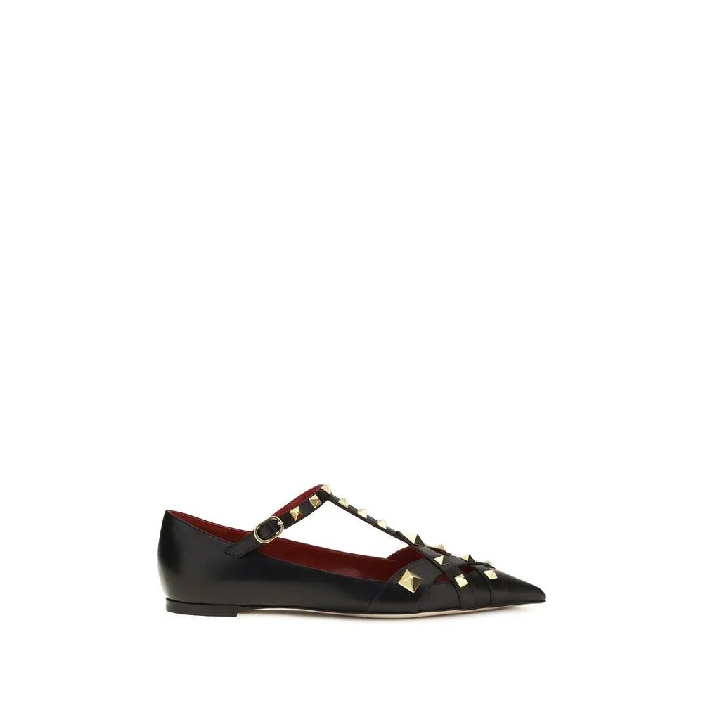 Ballerines multicolores en peau de chèvre Valentino Garavani