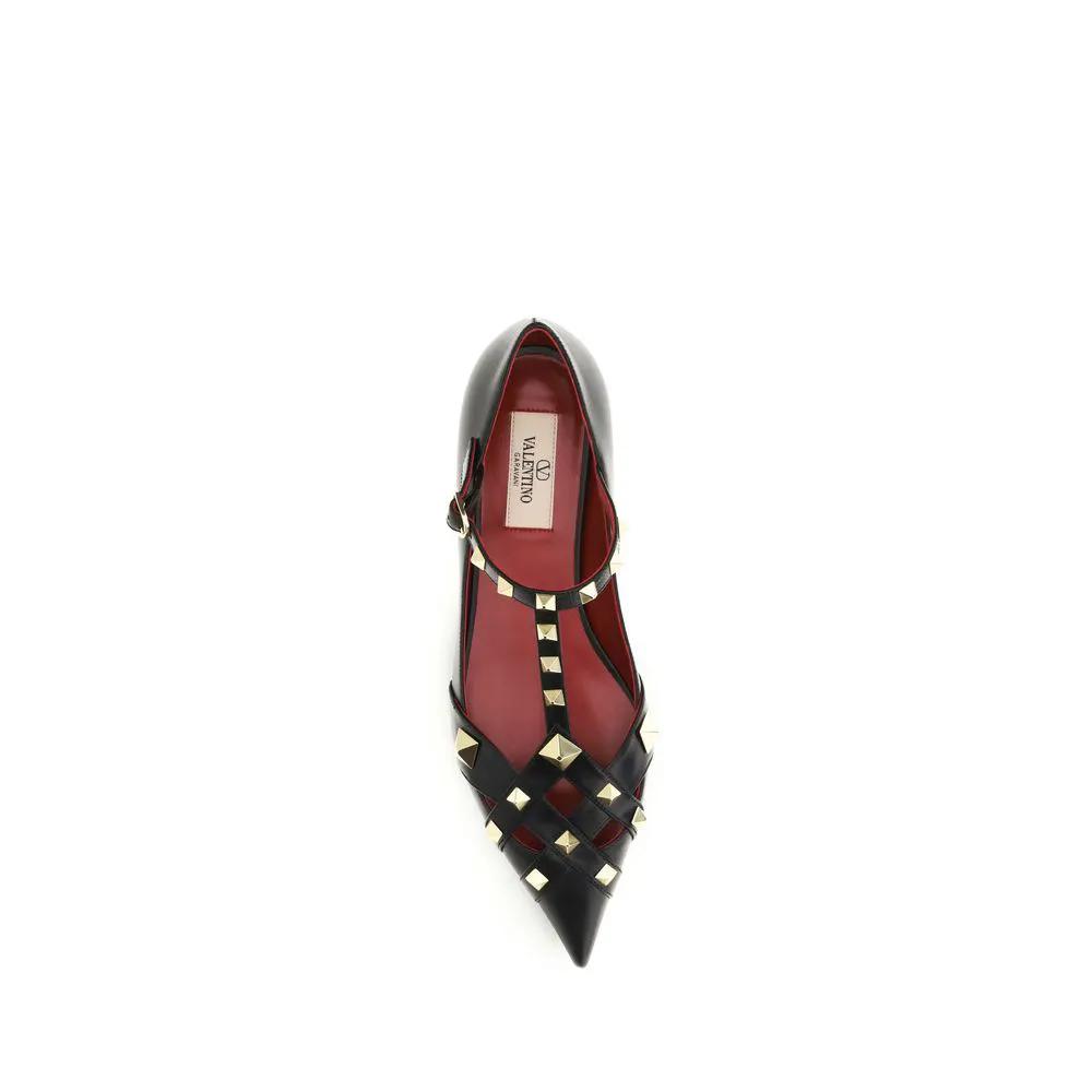 Ballerines multicolores en peau de chèvre Valentino Garavani