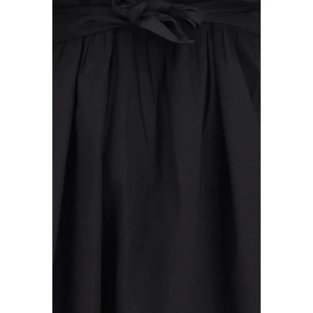 Ganni Black Cotton Casual Dress