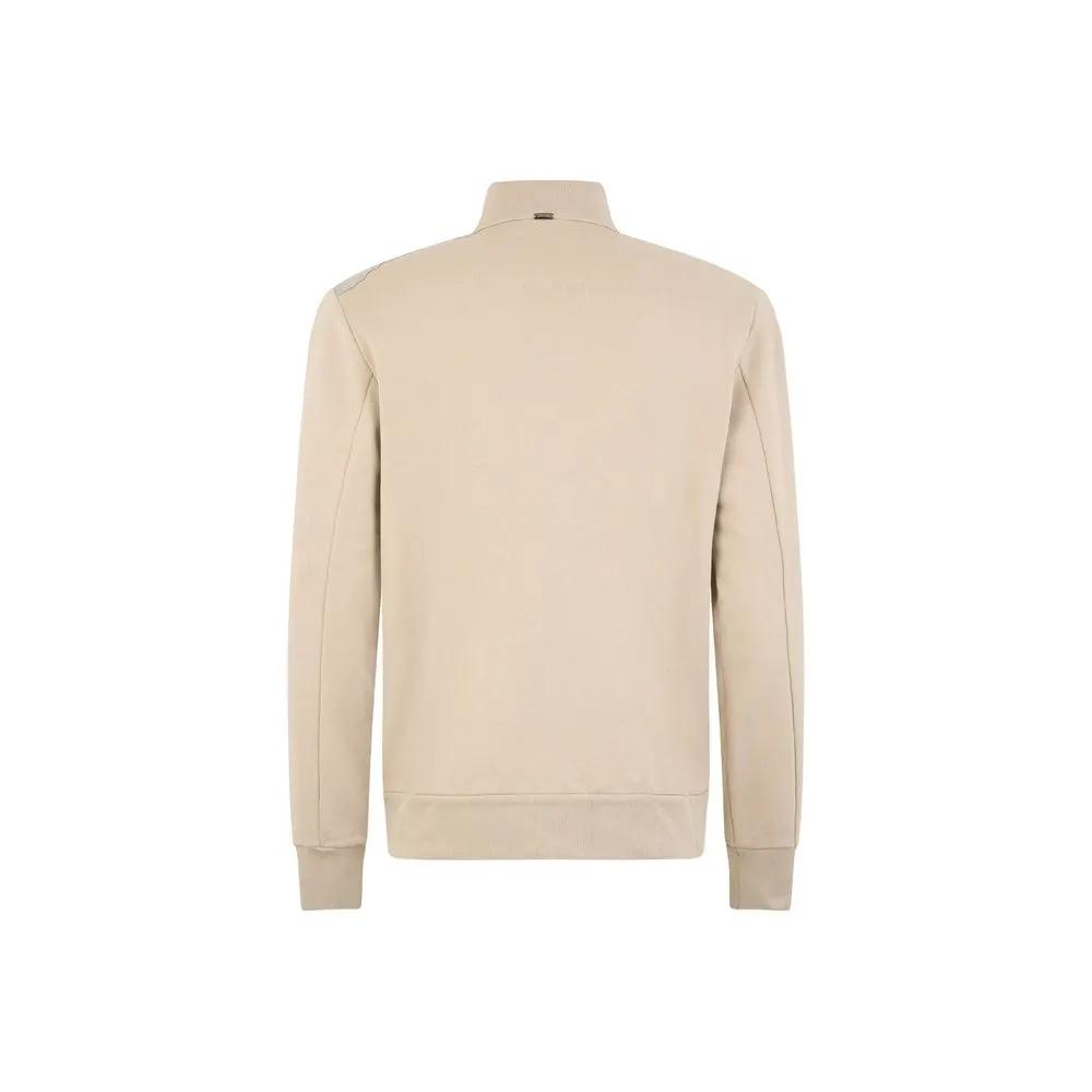 Herno Beige Cotton Sweatshirt