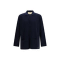 Cardigan en laine bleue Valentino Aries