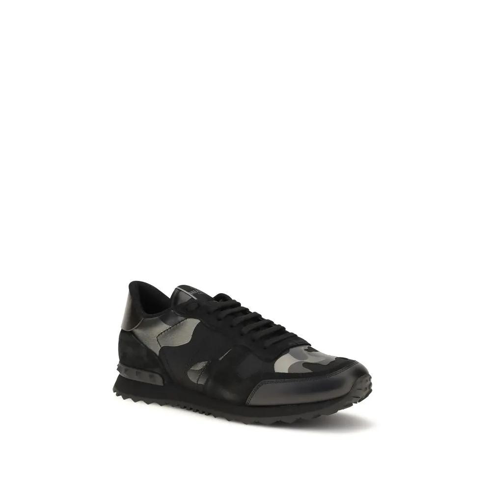 Baskets de sport Valentino Garavani en polyamide noir