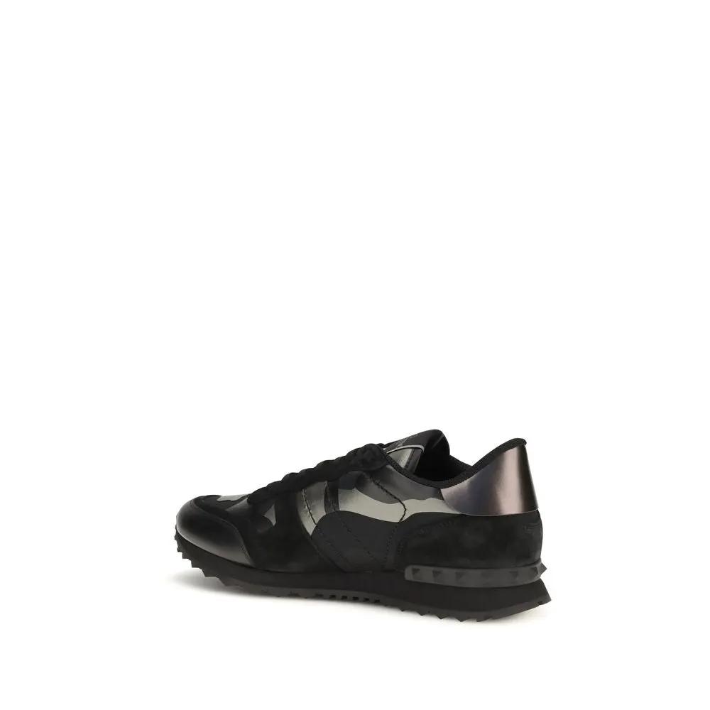 Baskets de sport Valentino Garavani en polyamide noir