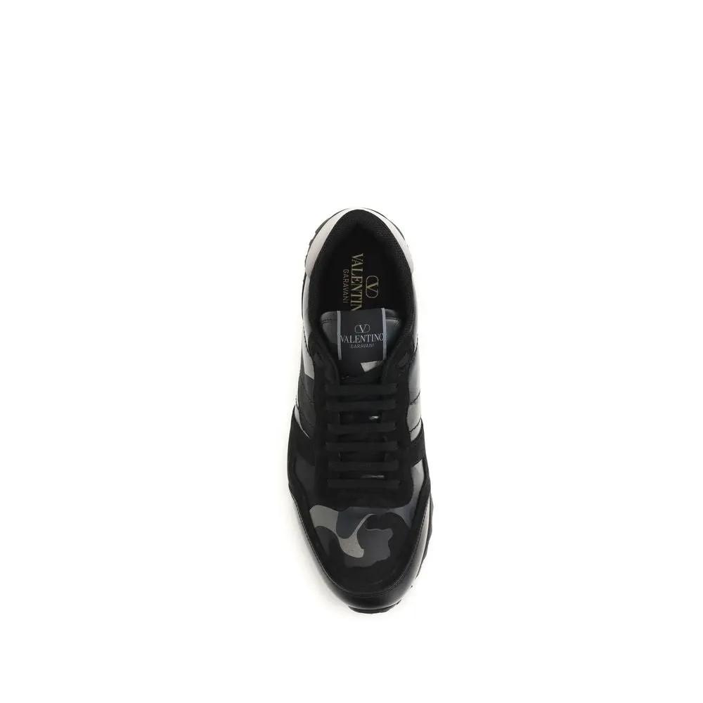 Baskets de sport Valentino Garavani en polyamide noir