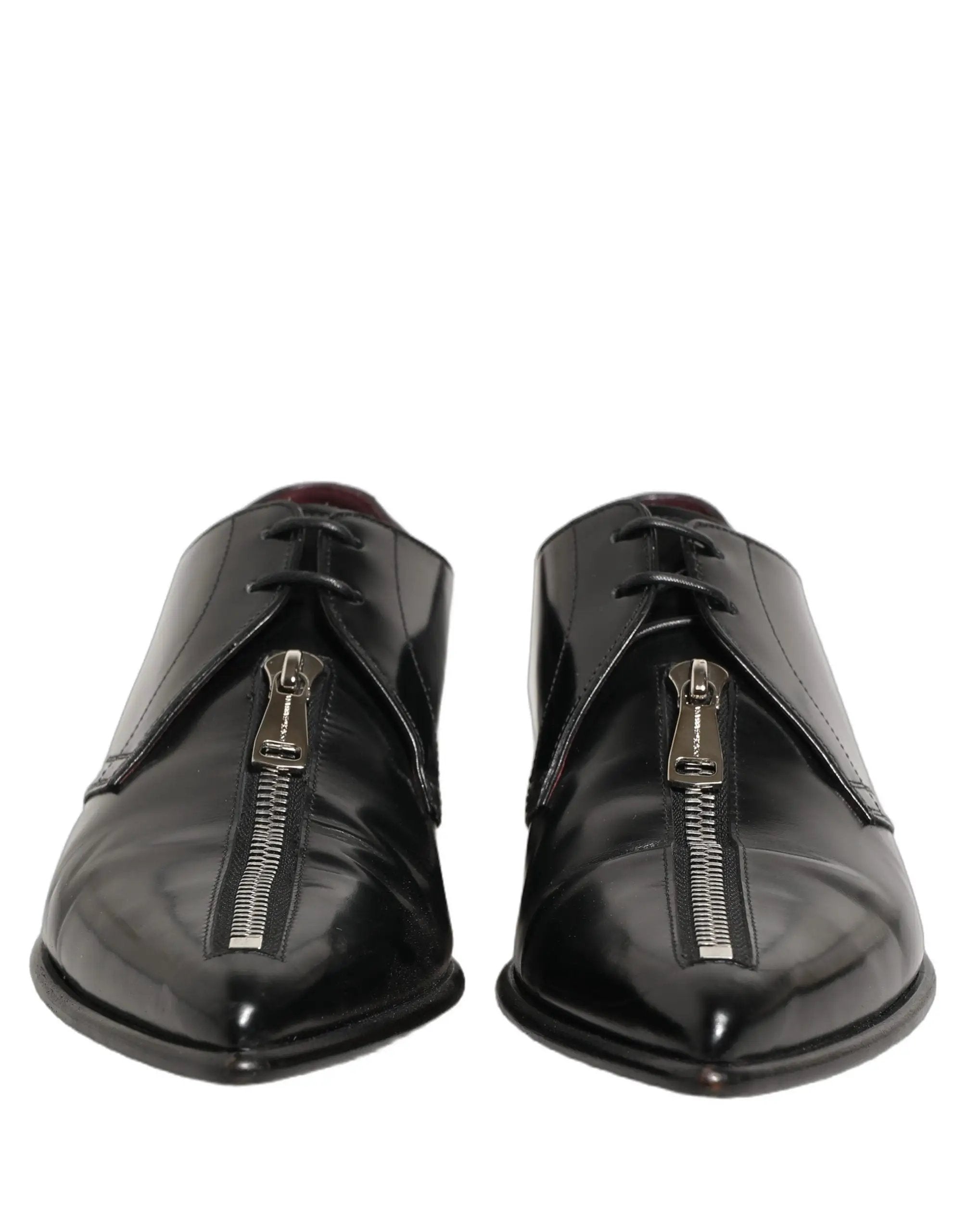 Chaussures habillées de ville pour homme en cuir noir Dolce & Gabbana