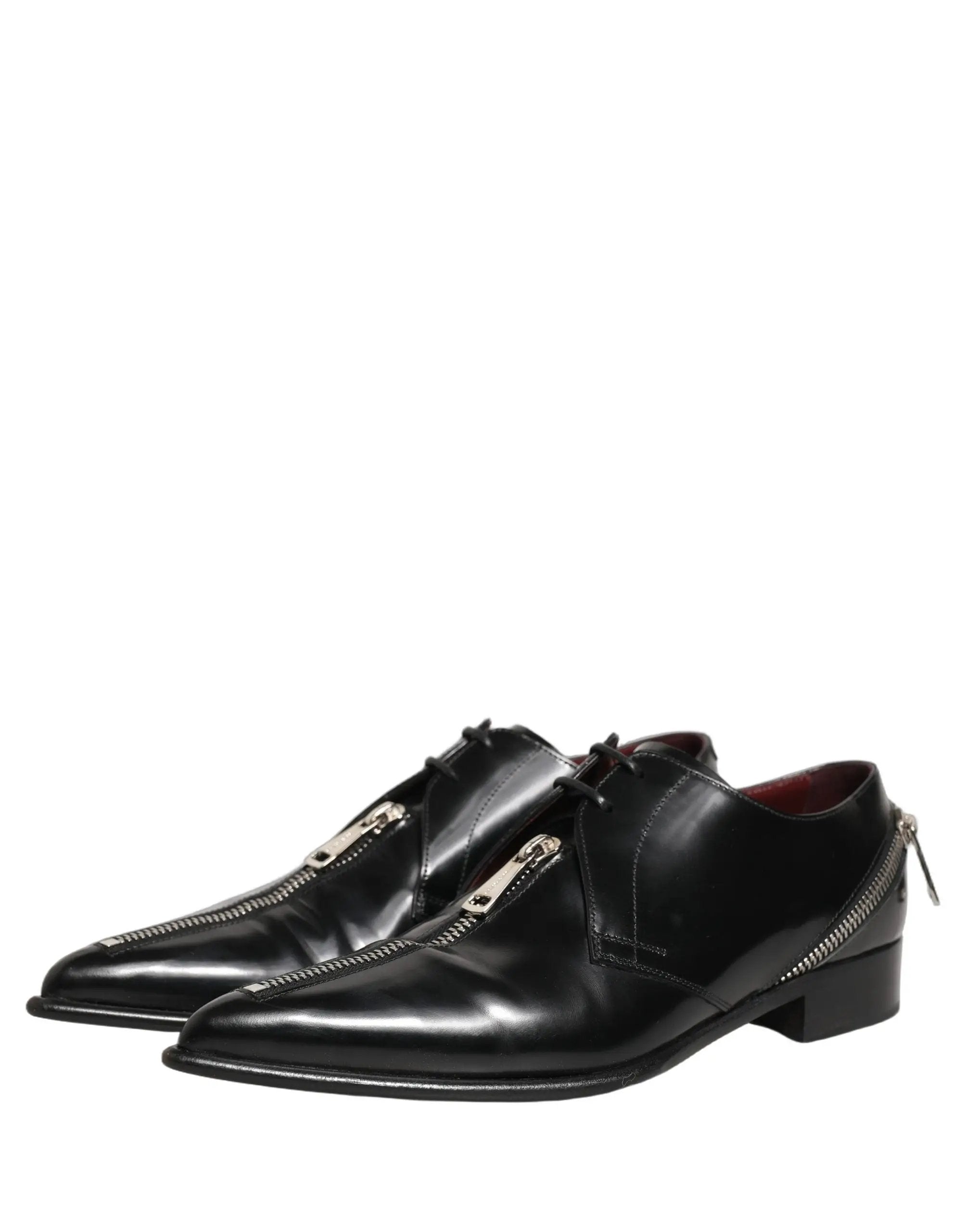 Chaussures habillées de ville pour homme en cuir noir Dolce & Gabbana