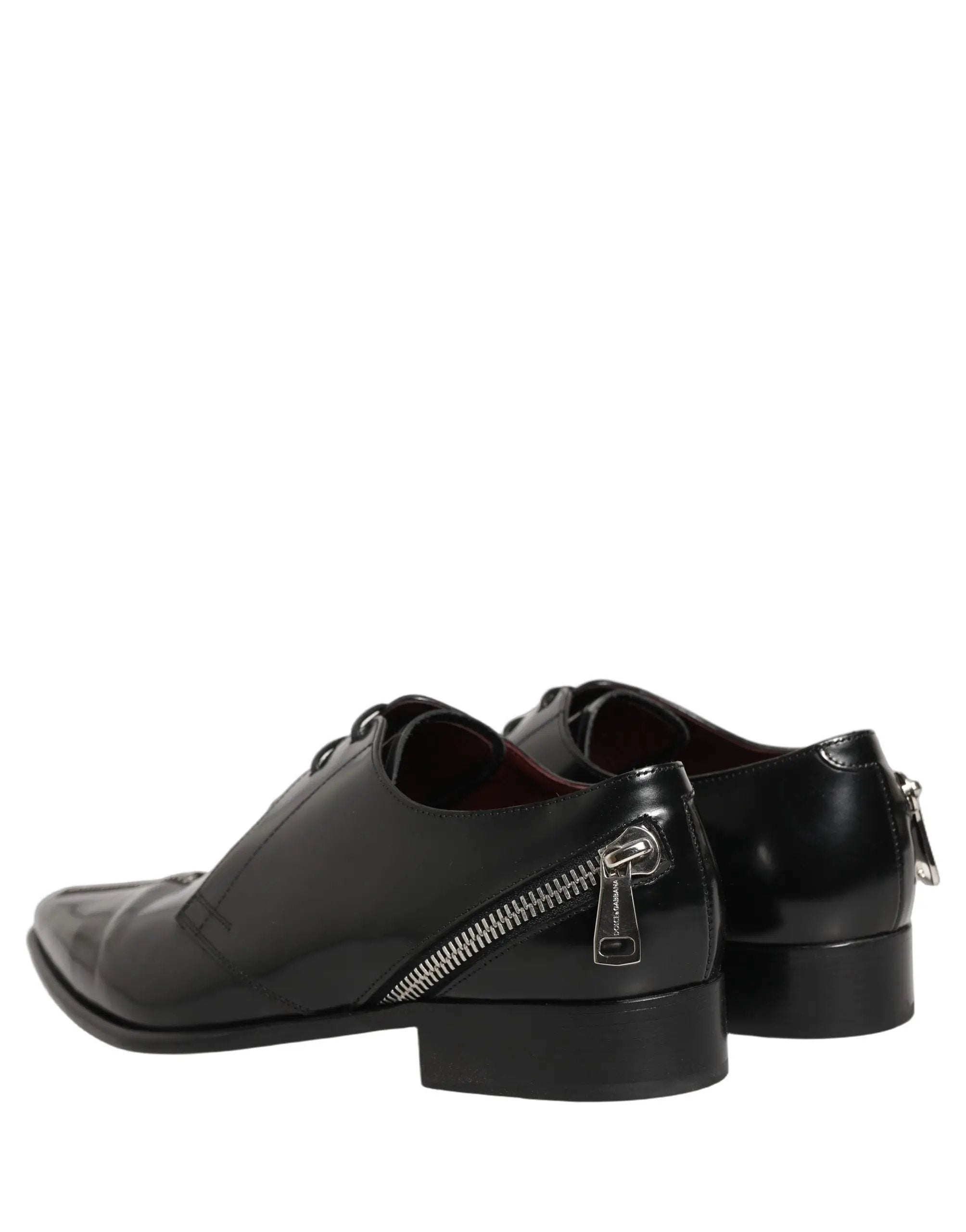 Chaussures habillées de ville pour homme en cuir noir Dolce & Gabbana