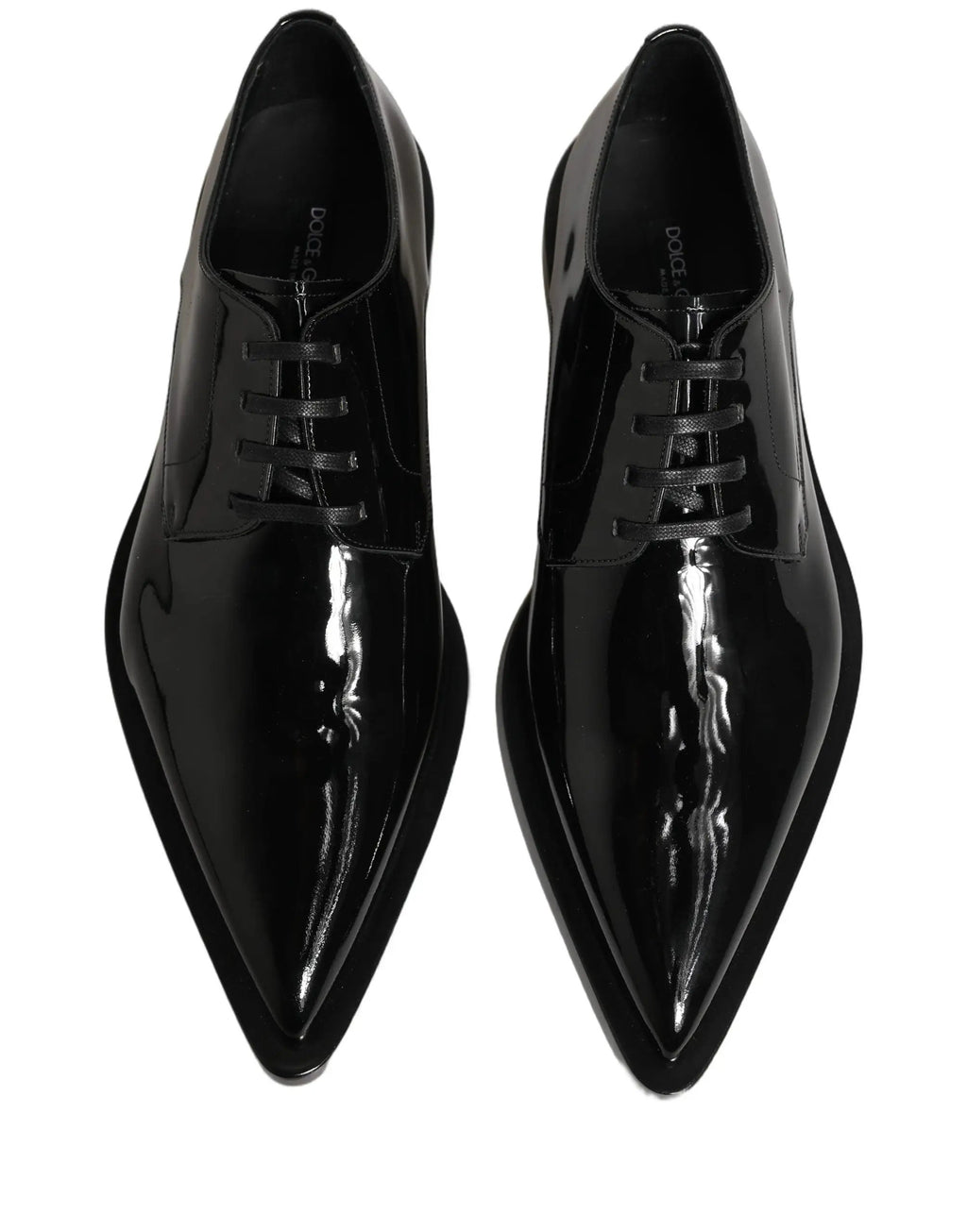 Chaussures habillées de ville pour homme en cuir noir Dolce & Gabbana