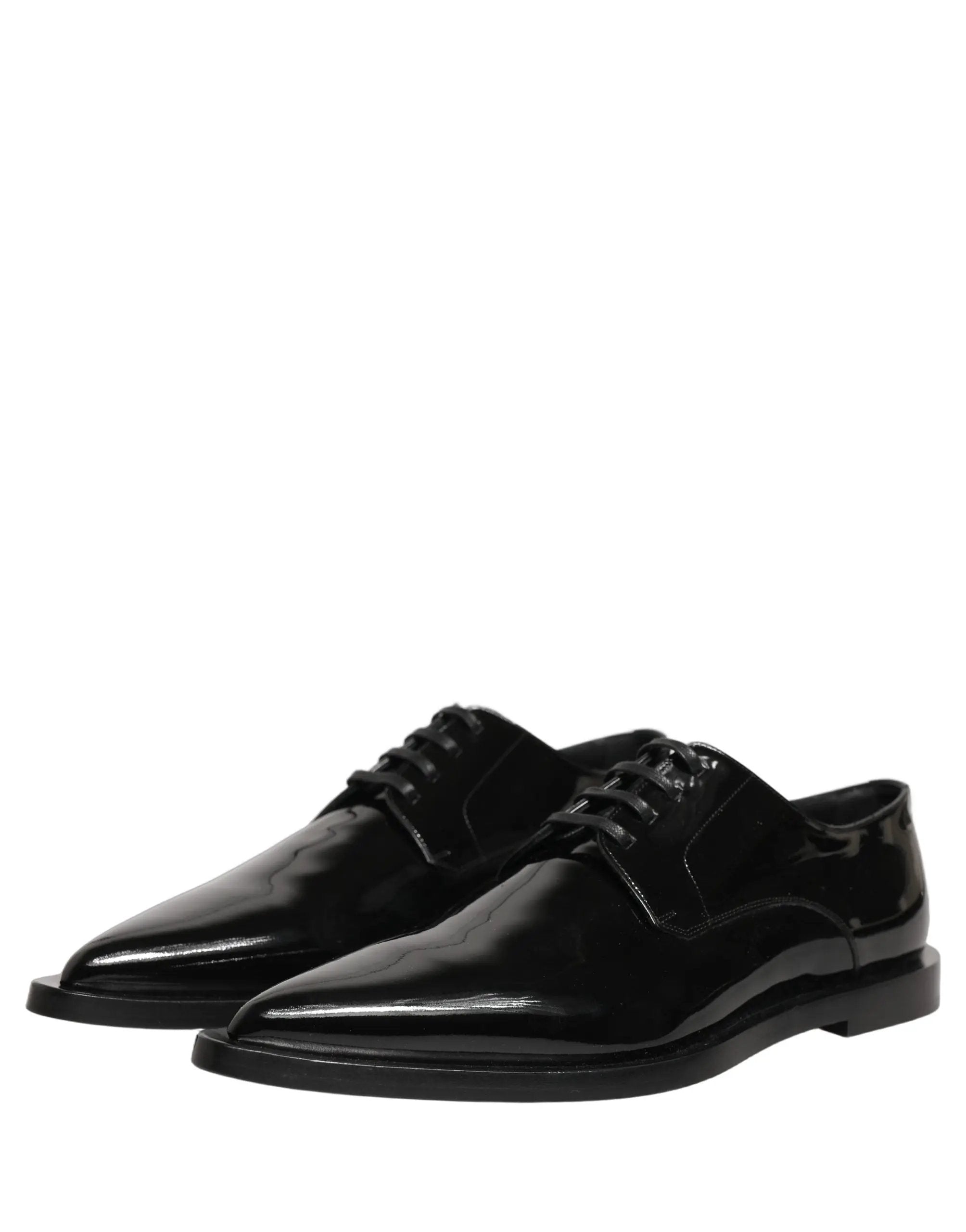 Chaussures habillées de ville pour homme en cuir noir Dolce & Gabbana