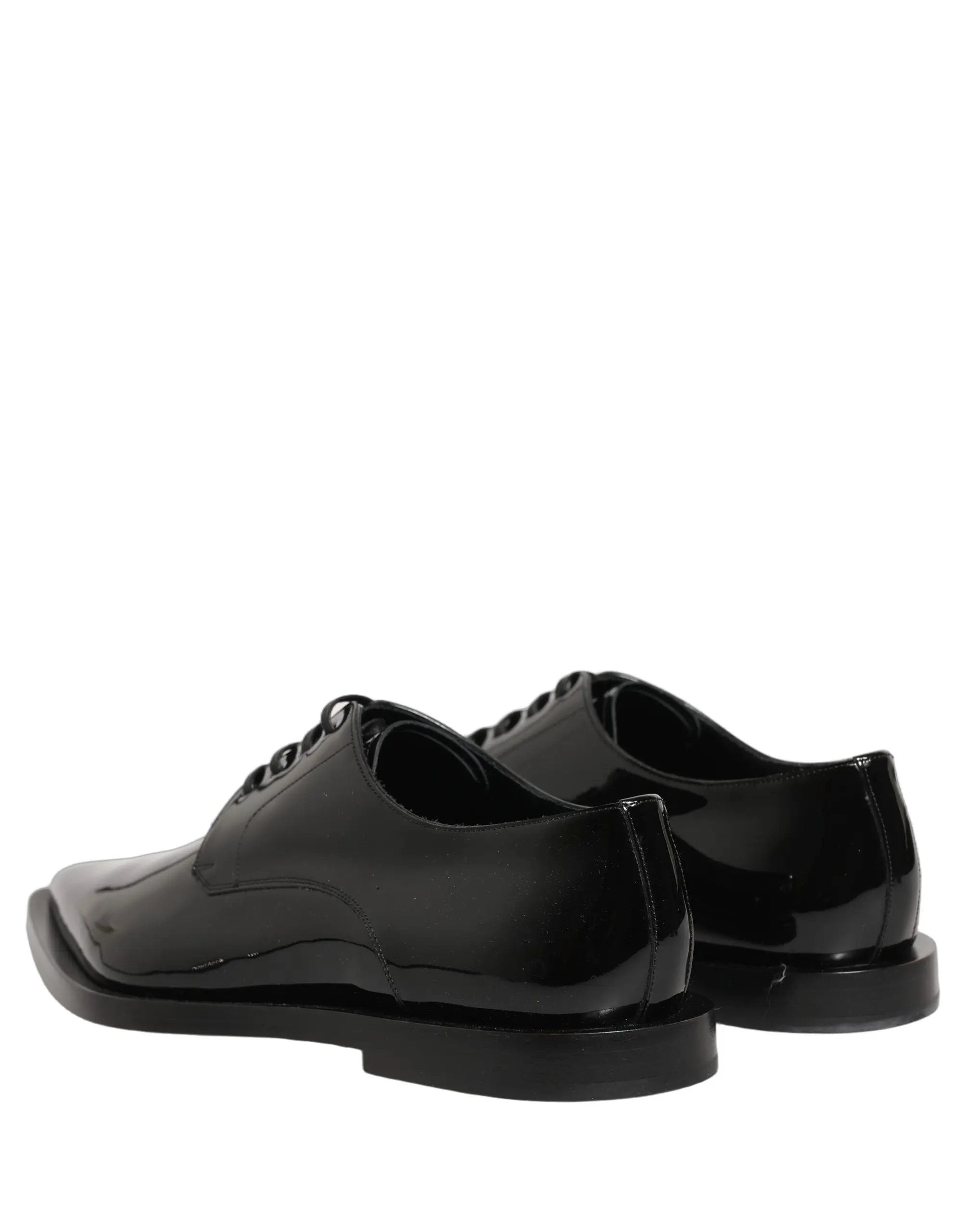 Chaussures habillées de ville pour homme en cuir noir Dolce & Gabbana
