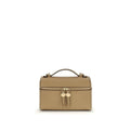 Sac à main Bos Taurus en cuir de veau beige Tory Burch
