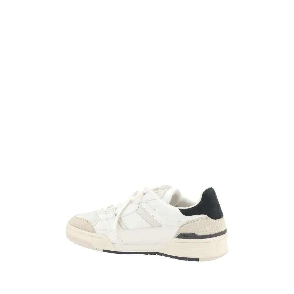 Axel Arigato White Calf Leather Bos Taurus Athletic Sneakers