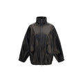 Veste en cuir Brunello Cucinelli noir en agneau Ovis Aries Aries