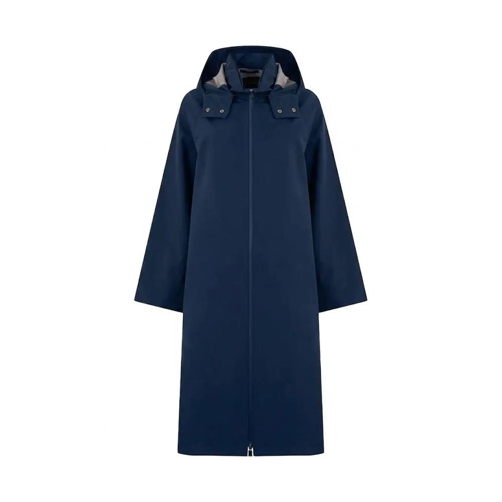 Herno Blue Polyester Coat